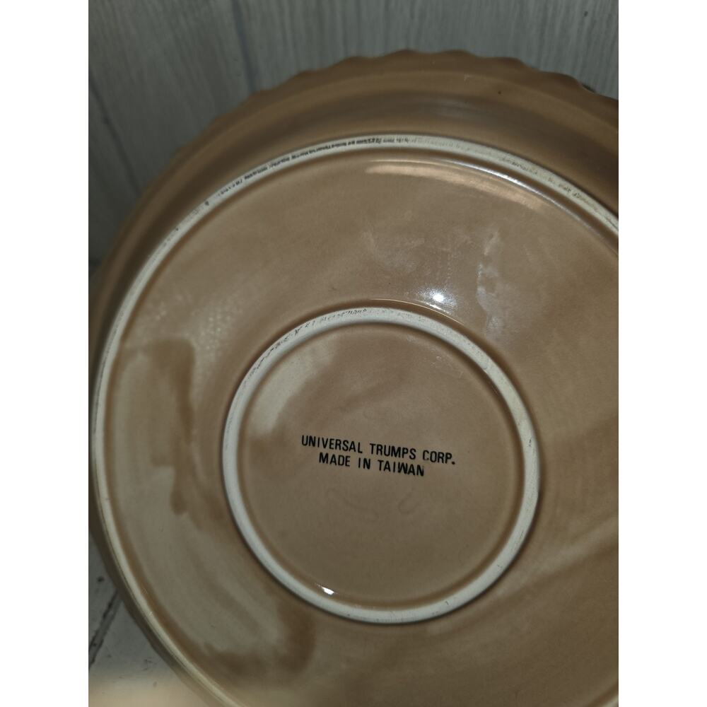 Vtg Blueberry Pie Recipe Dish Ceramic Scalloped Pan Lid Original Box GrandmaCore - Picture 4 of 10